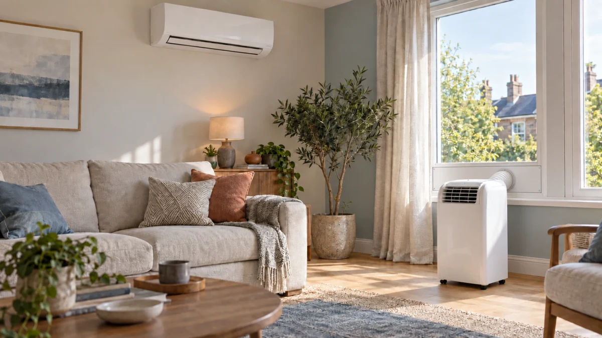 Portable air conditioner vs split system - CostToCool